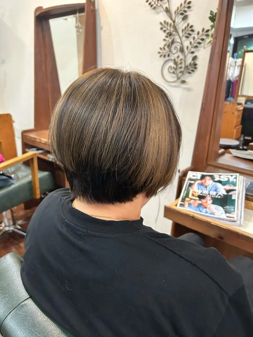 ショート カット トリートメント story 増田 わかなのヘアスタイル