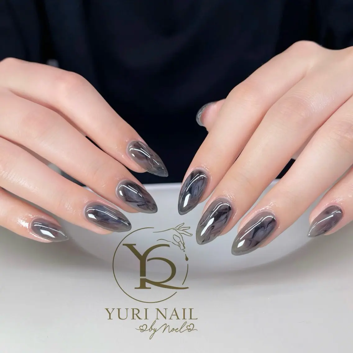 ネイル チークネイル フットネイル フレンチネイル グラデーション キラキラネイル YURI Nail Funabashiのネイルデザイン