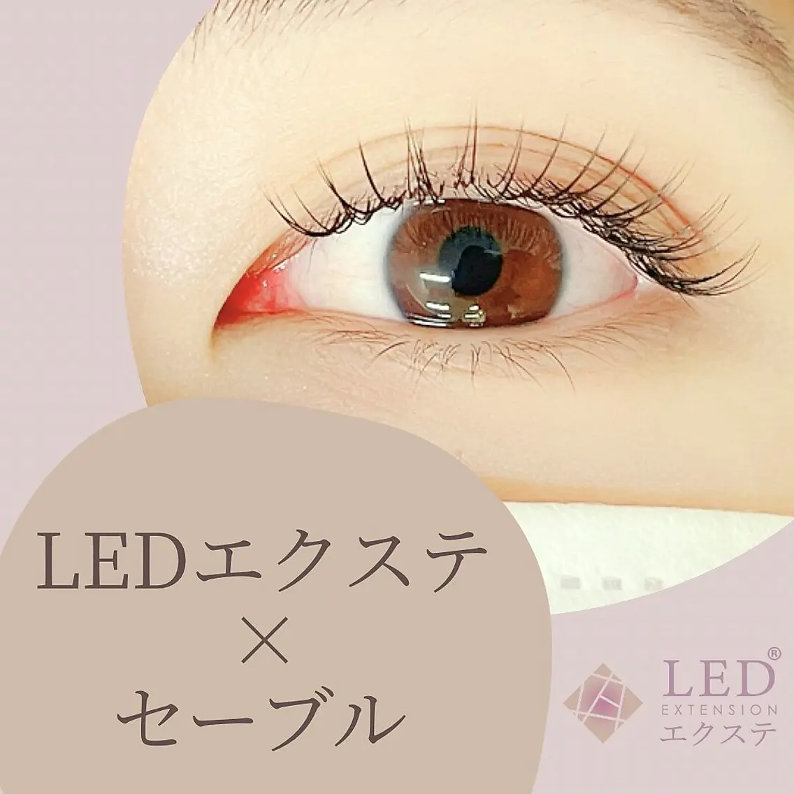 🫧🩵【LEDエクステ】🩵🫧セーブル 140本 ¥1000の写真