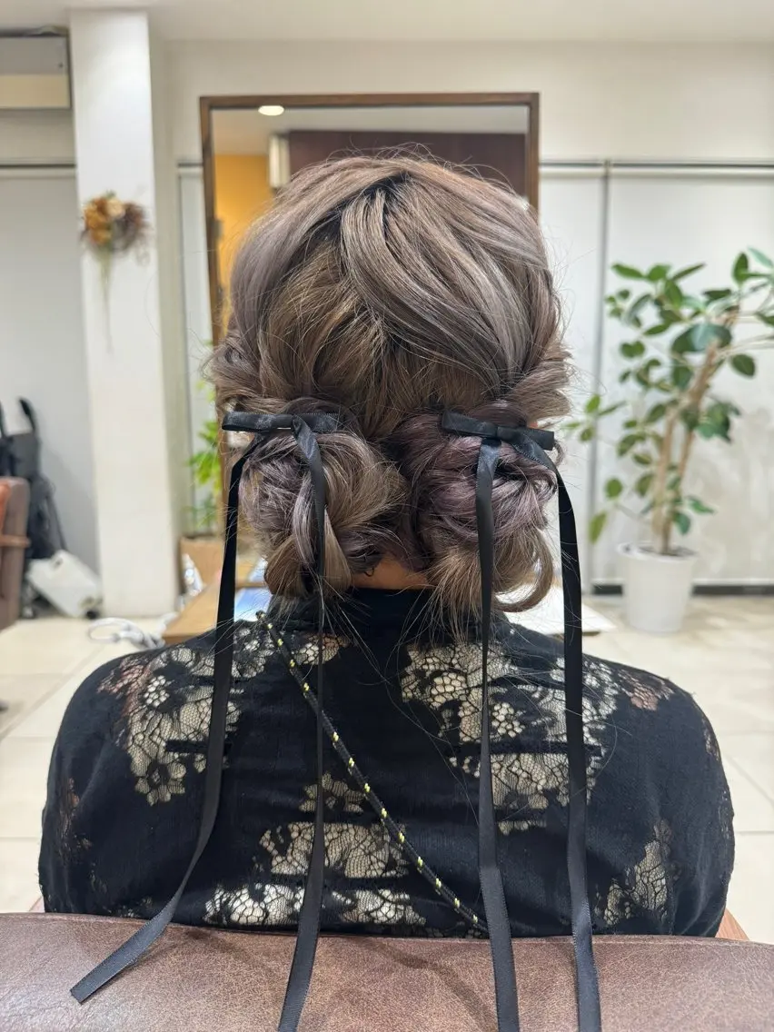 【🕊️結婚式、ライブ、デートなど💗】 ヘアセットの写真