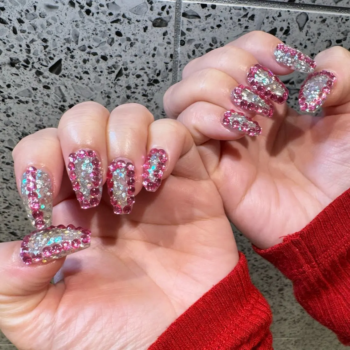 ネイル フラッシュネイル RIEKO🍒 ワンホン♡推しネイルのネイルデザイン