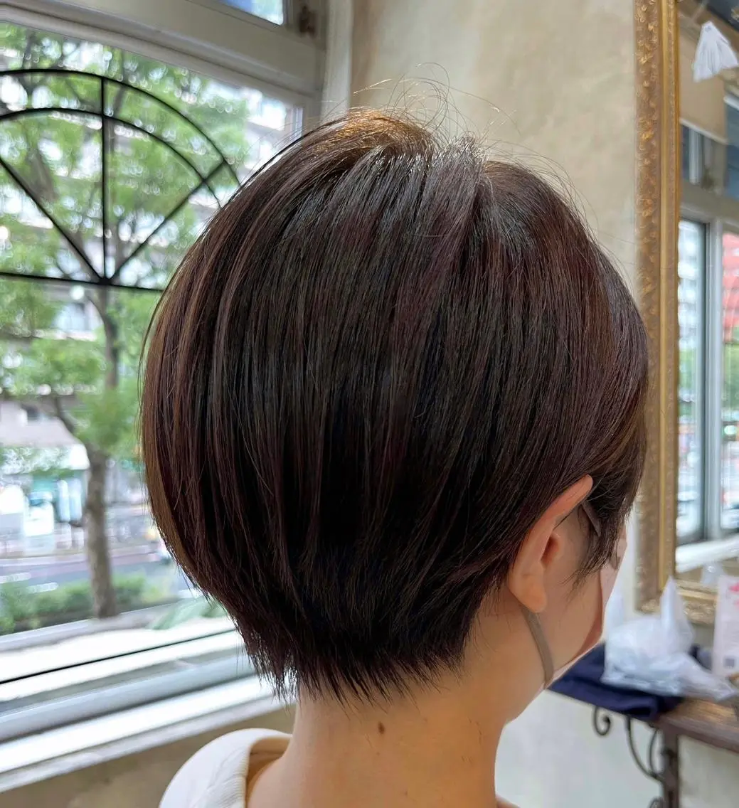ロング カラー パーマ アディクシーカラー アッシュ バレイヤージュ ミストバング ブリーチ 初めでも安心🌟 newi町田✂のヘアスタイル