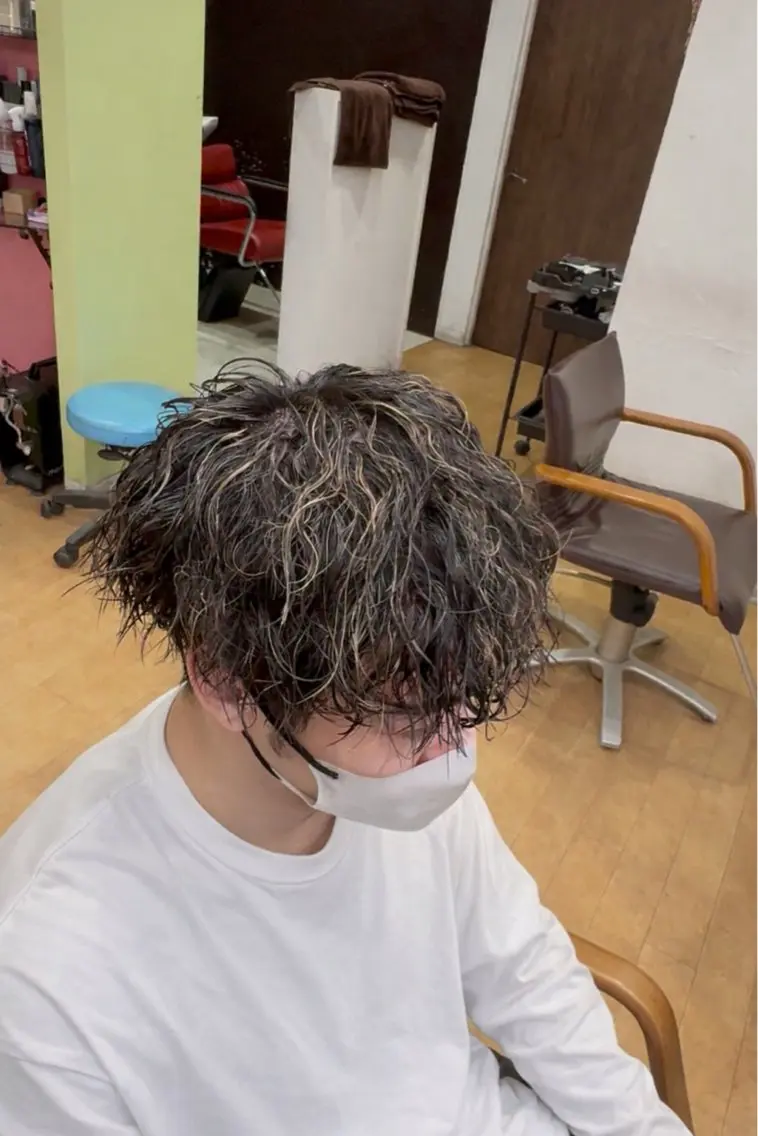 パーマ メンズパーマ特化若山 結愛のヘアスタイル