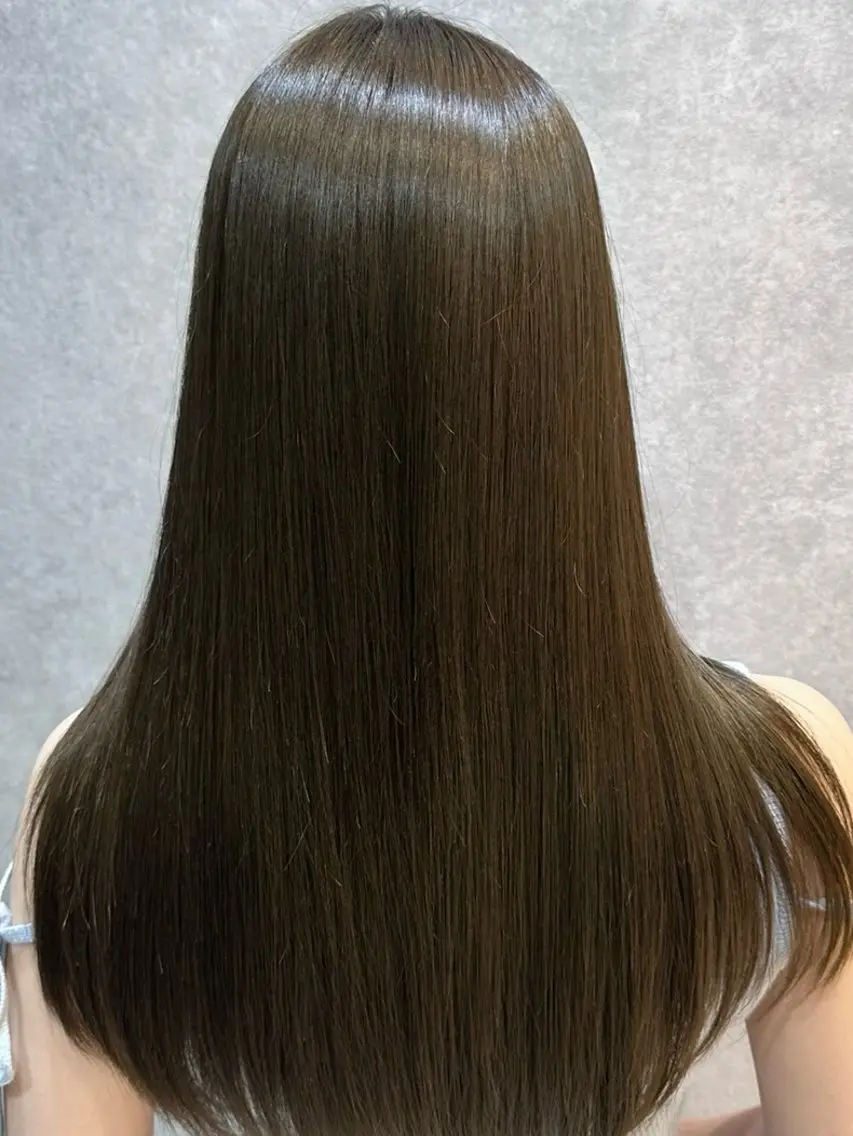 カラー ヘアカラー 松岡 蘭珠のヘアスタイル