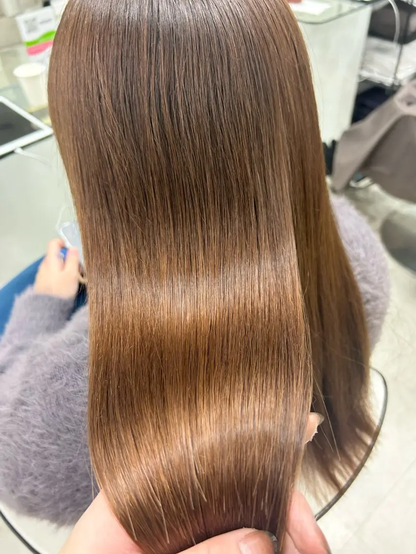 【✂️Cut+全体Color+髪質改善Tr💎】💇♀の写真