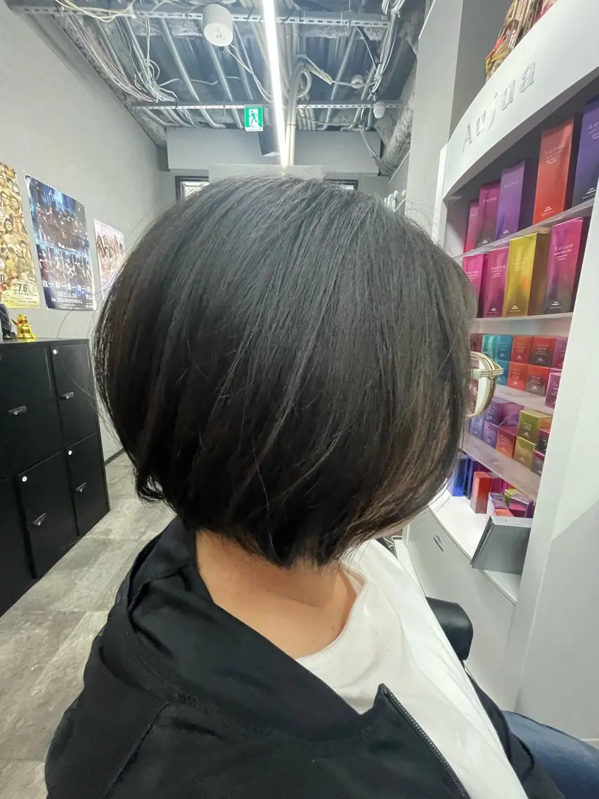 ショート カット ヘアセット 🌹ミラクル美容師 🌹ブリーチくっぽのヘアスタイル