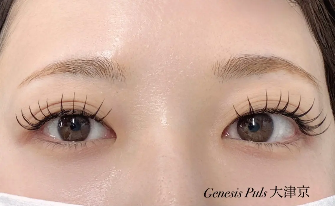 マツエク・マツパ フラットラッシュ Genesis Plus大津京店のマツエク・マツパデザイン