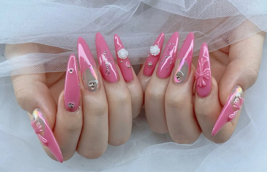 ネイル ジェルネイル 韓国ネイル ニュアンスネイル パラジェル ワンホンネイル Kaori Nailのネイルデザイン