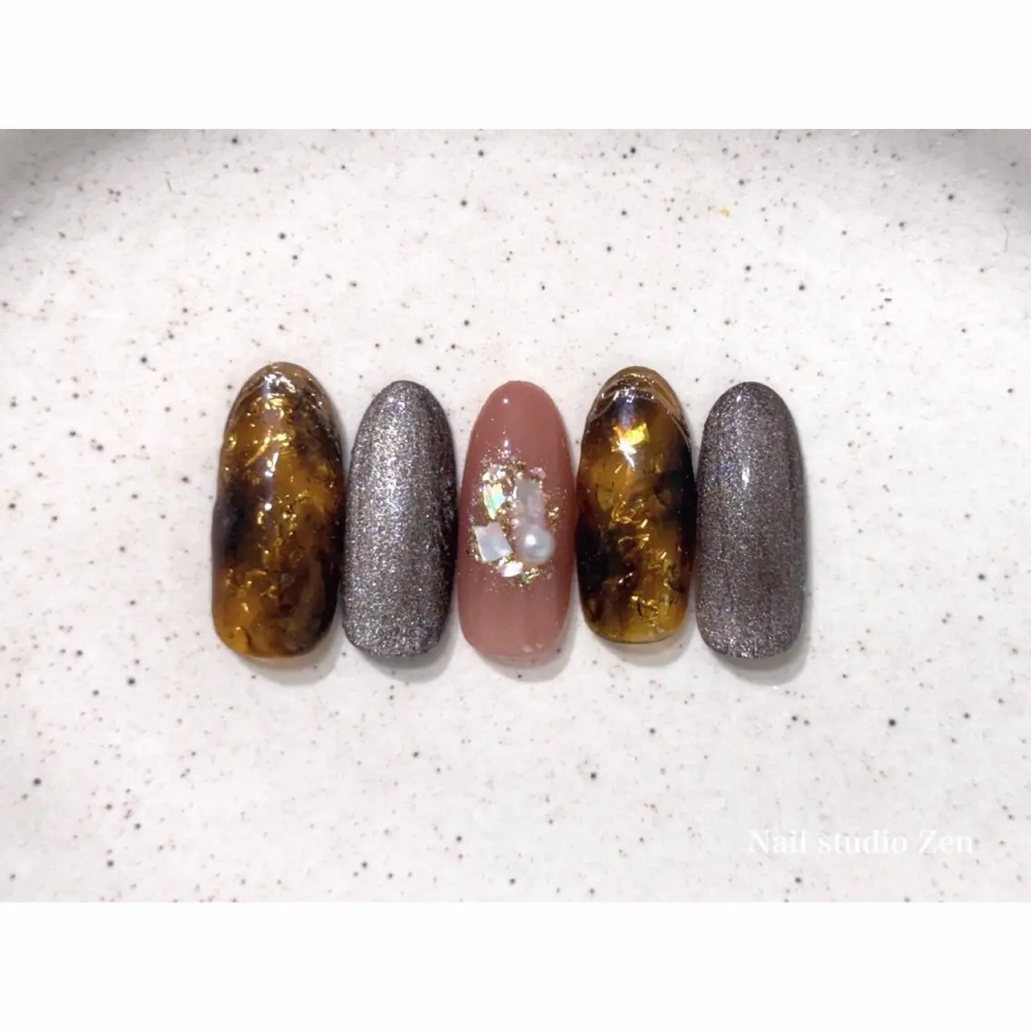 ネイル ハンドネイル NailStudio Zen🦇akaneのネイルデザイン