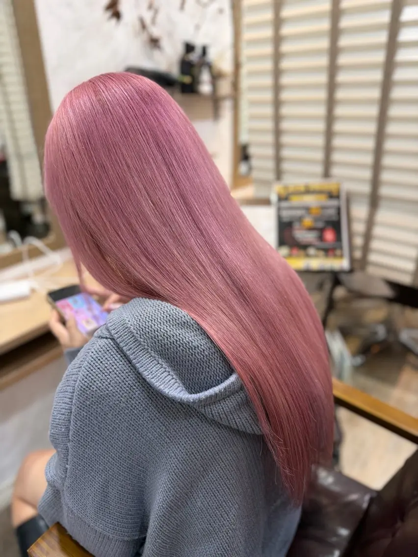 👨‍🎓ミニモ学割U24限定クーポン👩‍🎓リタッチケアブリーチ➕オンカラー➕トリートメント(ブリーチ全頭🉑)の写真