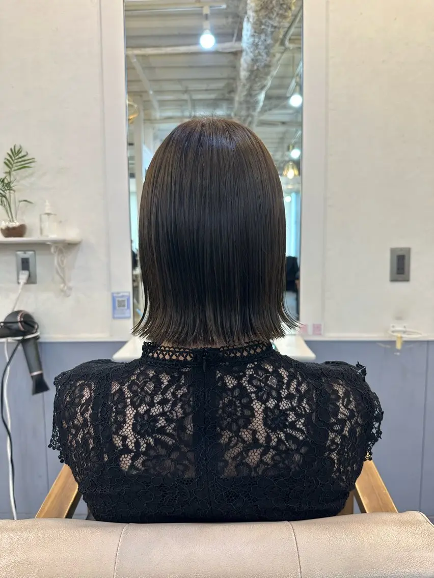 ショート カット ヘアカラー トリートメント 🩵透明感/高発色 /難波/北原佑記🌸のヘアスタイル