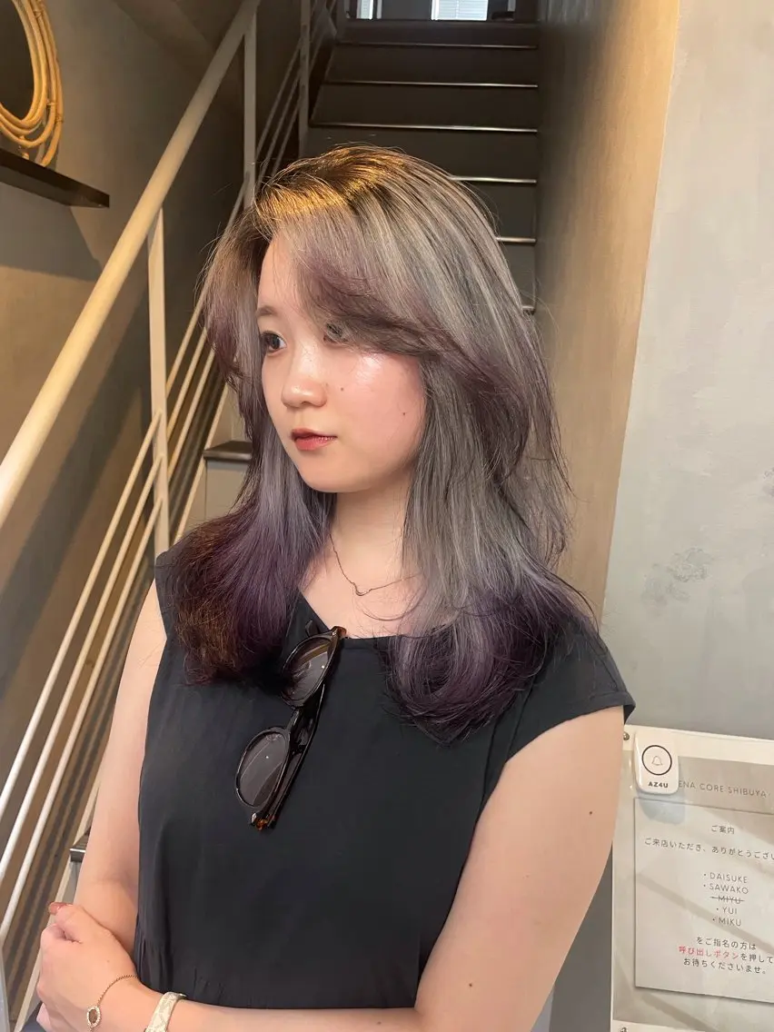 ミディアム ヘアセット XENA 渋谷店のヘアスタイル