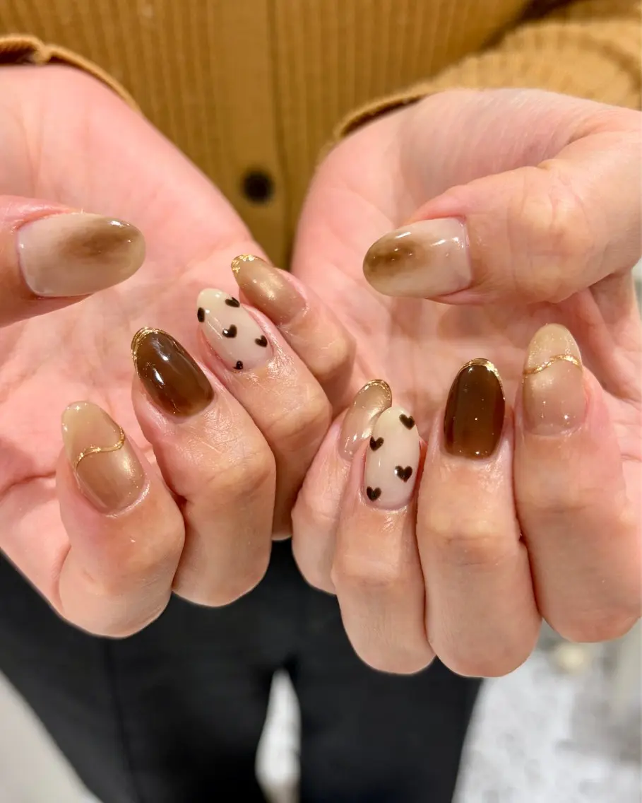 ネイル ハンドネイル 新宿ニュアンスネイル makotoのネイルデザイン