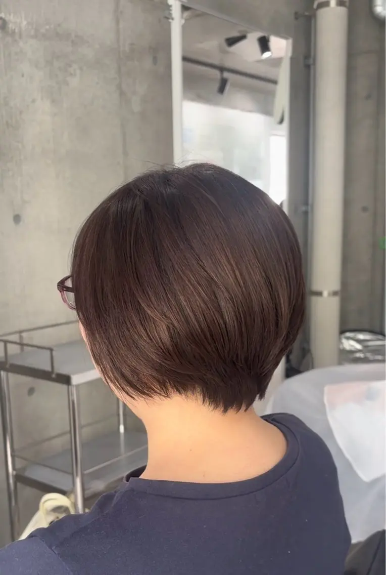 ショート カラー ショートヘア カット 新井 美歩のヘアスタイル