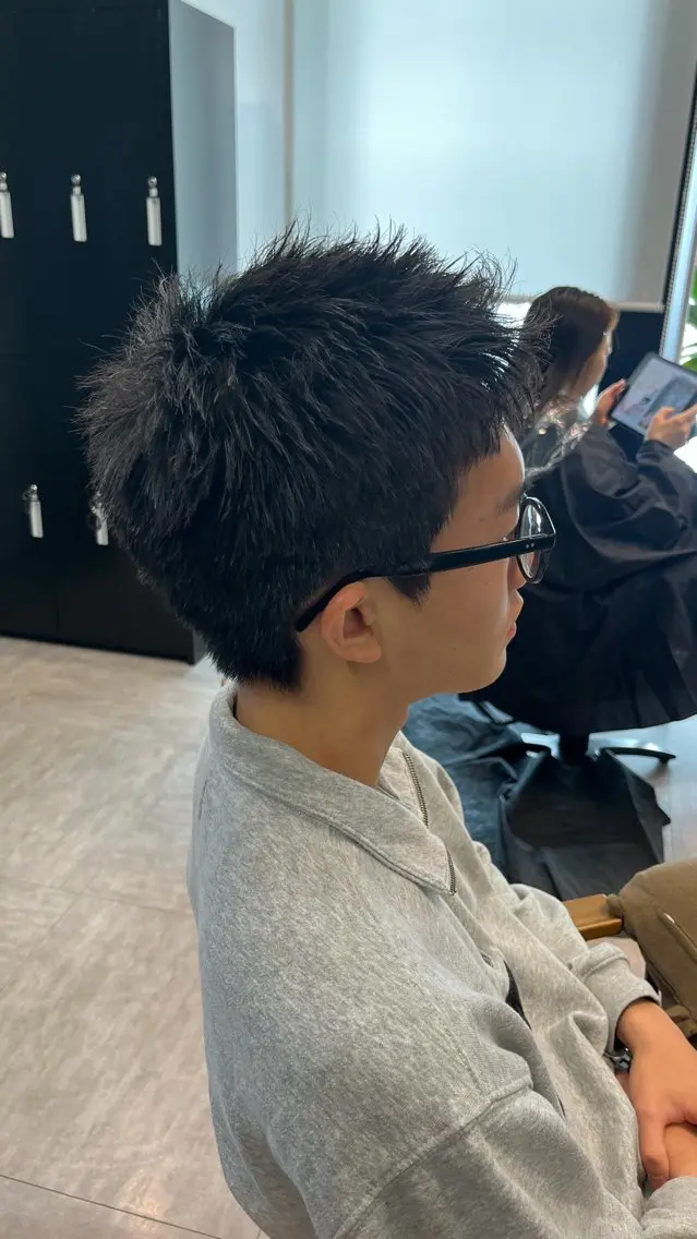 メンズ カット メンズカット パーマ飯野友喜のヘアスタイル