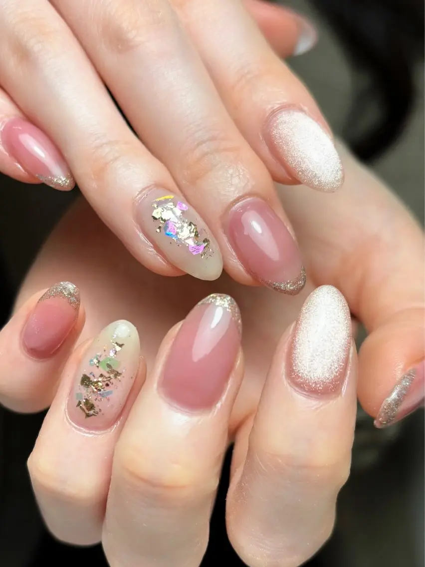 ネイル ハンドネイル Qmu nail まりなのネイルデザイン