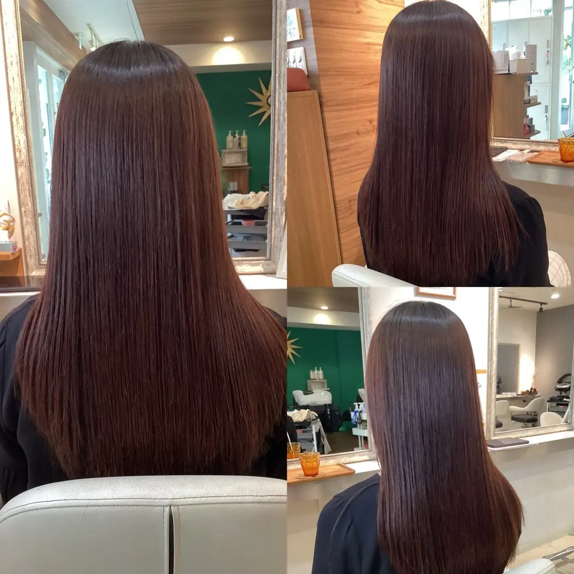 ロング 髪質改善 似合わせカット カット 縮毛矯正 hair bonitaのヘアスタイル