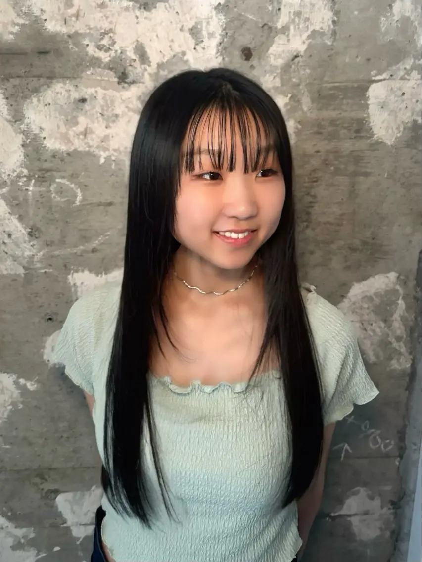 ロング 落合 智登世/ カラーモデル募集中のヘアスタイル