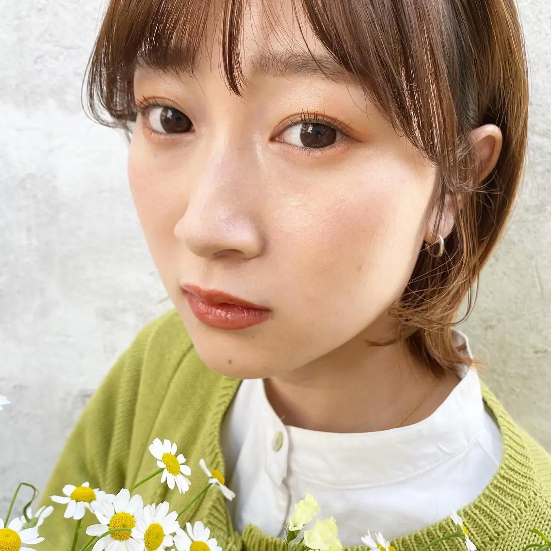 ミディアム カット ヘアカラー 縮毛矯正 西山梨々【5/1〜 復帰致します🌼】のヘアスタイル
