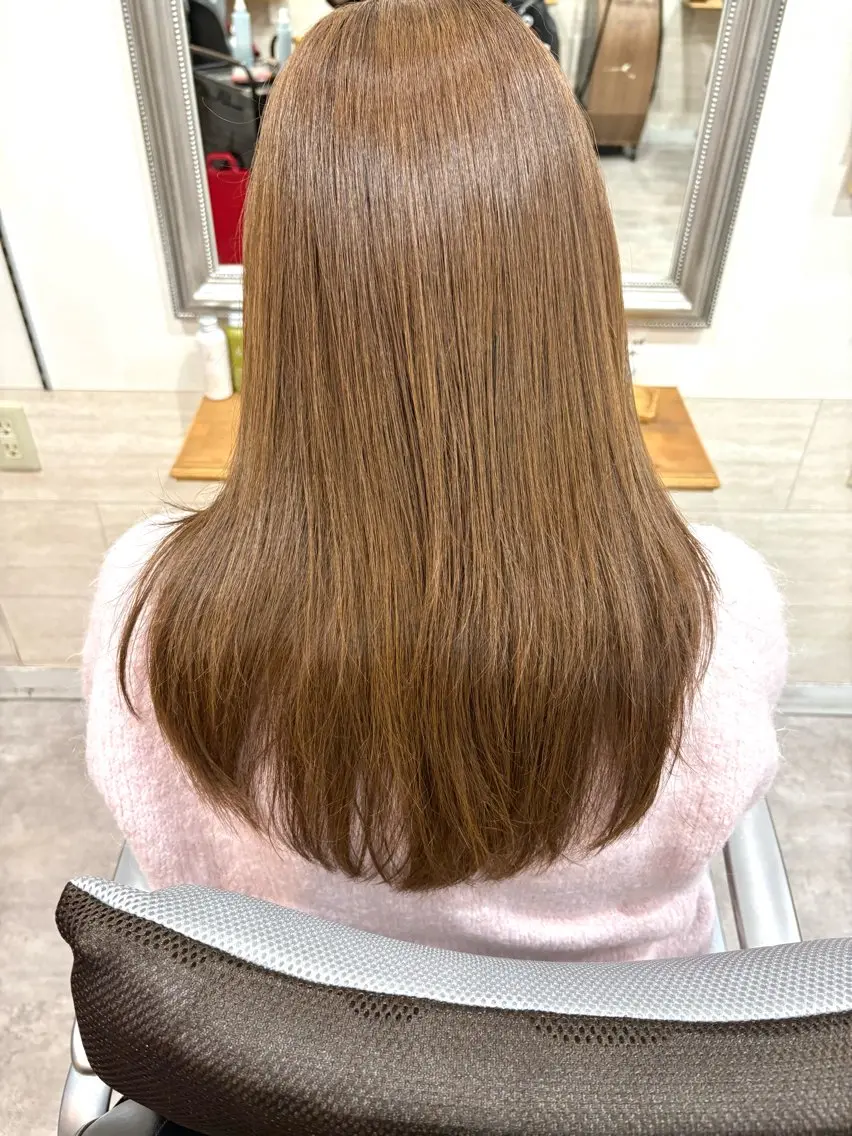 ロング カラー ヘアカラー 堀川 希歩のヘアスタイル
