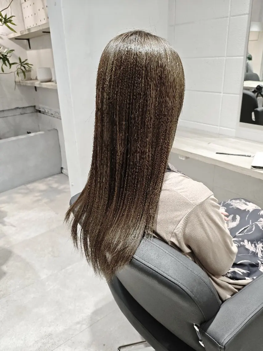 ロング カラー EIGHT北千住 ✨齋藤真理子のヘアスタイル