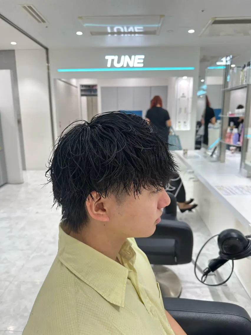 パーマ メンズ カット パーマ 🐺韓国風メンズ特化 あさひ🐺のヘアスタイル