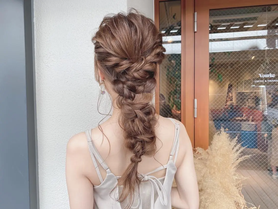 ロング カラー rubik's京橋 店のヘアスタイル