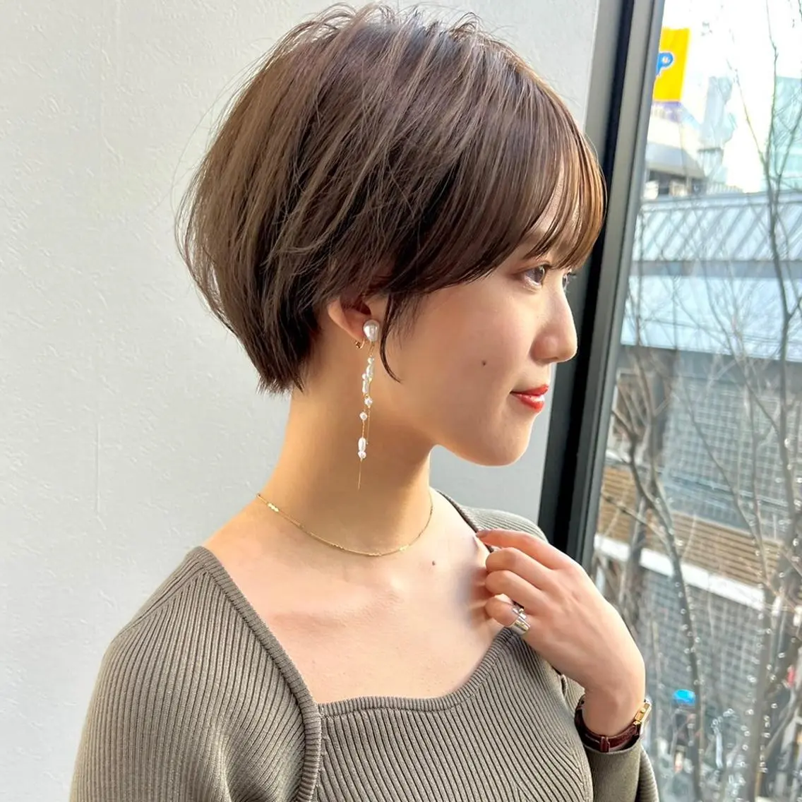 ショート 寺尾 綾乃のヘアスタイル