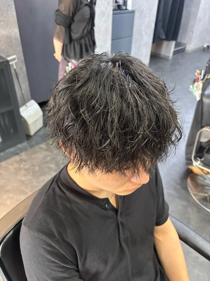 パーマ メンズ メンズパーマ ツイストスパイラルパーマ スパイラルパーマ カット パーマ 🔥メンズパーマ特化 高橋晴🔥のヘアスタイル