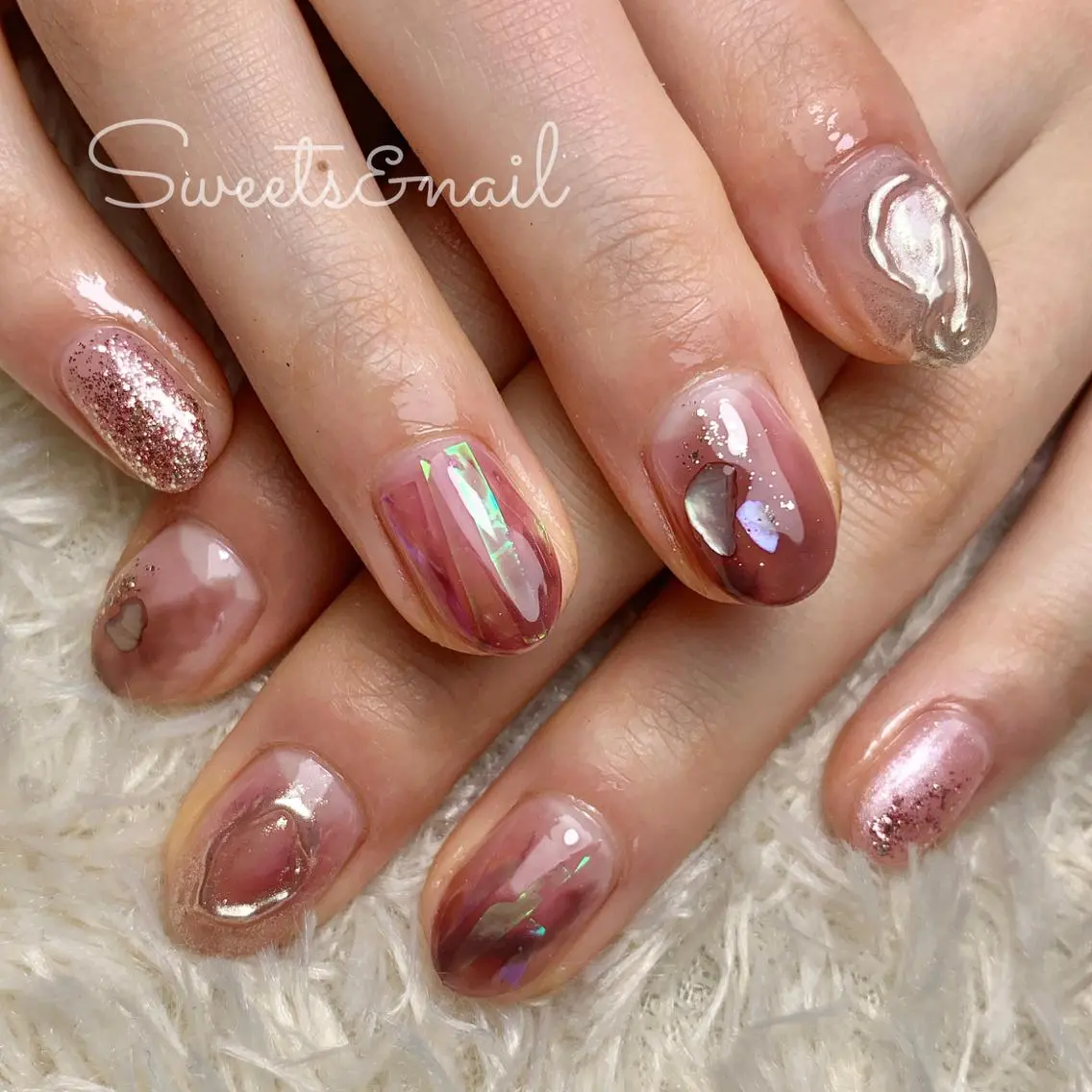 ネイル ニュアンスネイル Sweets& nail みなこのネイルデザイン