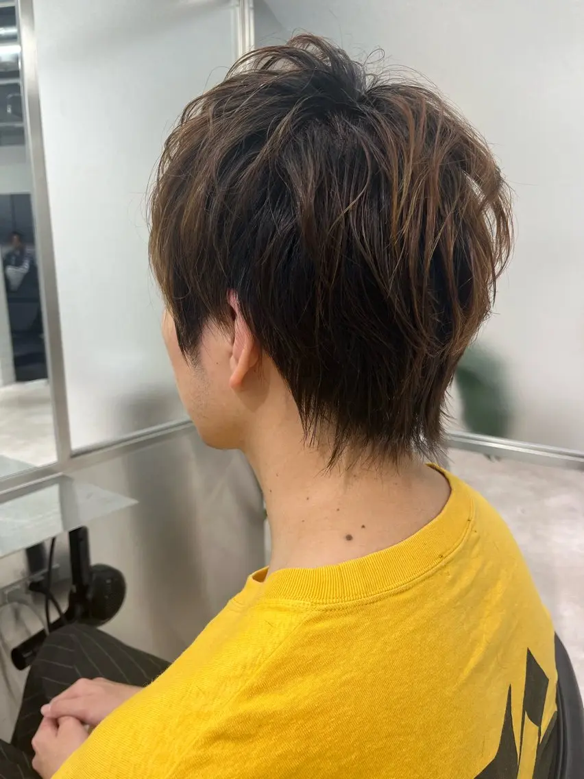メンズ 梅田茶屋町ヘッドスパ &艶カラー りほのヘアスタイル