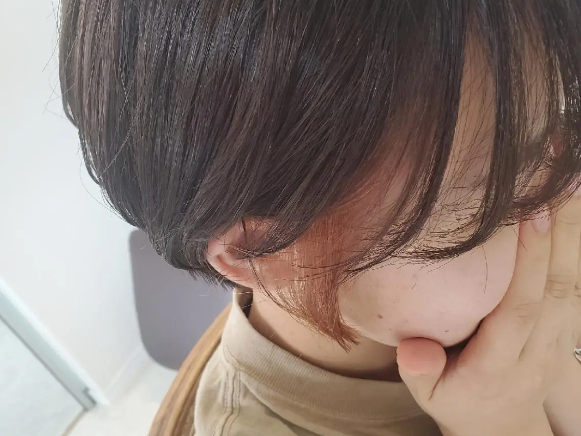 ショート カラー ショートボブ インナーカラー ボブ ショートヘア See by merのマツエク・マツパデザイン
