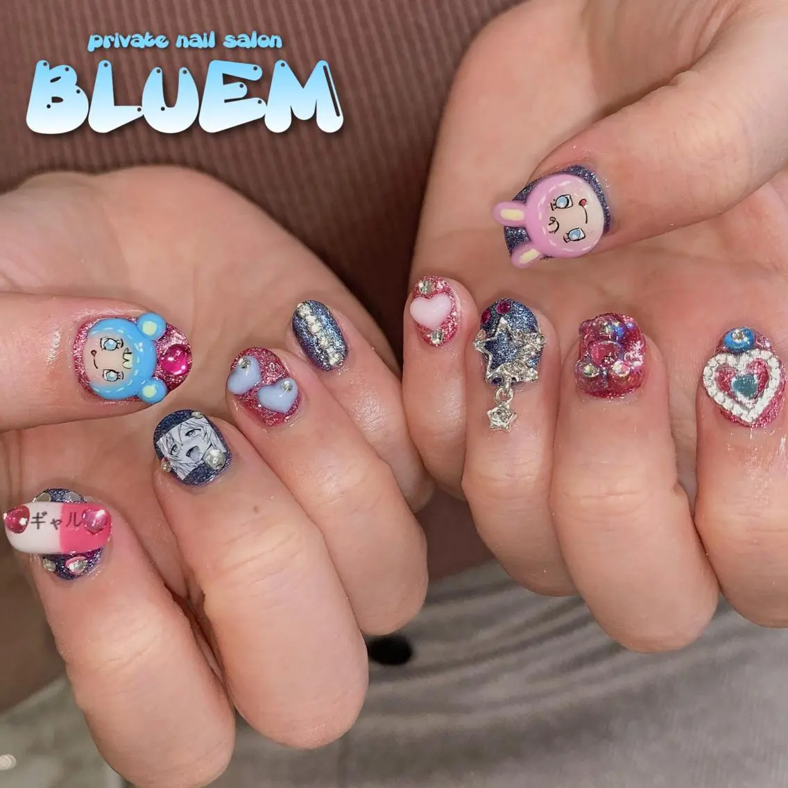 ネイル ハンドネイル BLUEM なな🐶のネイルデザイン