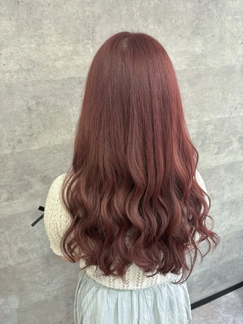 ロング ヘアカラー エクステ 外れにくいエク💚 EST梅田TAKIのヘアスタイル