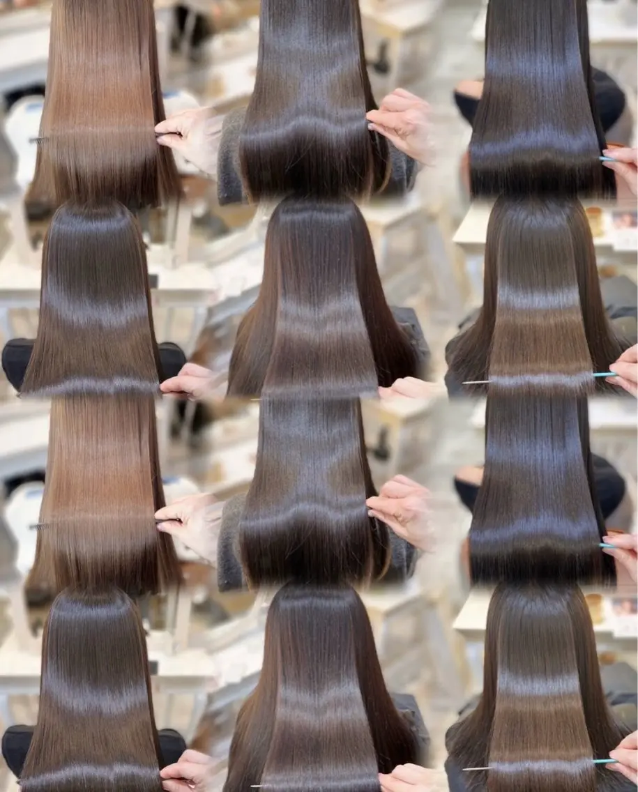 セミロング ゆうか ハイトーン/カラーのヘアスタイル