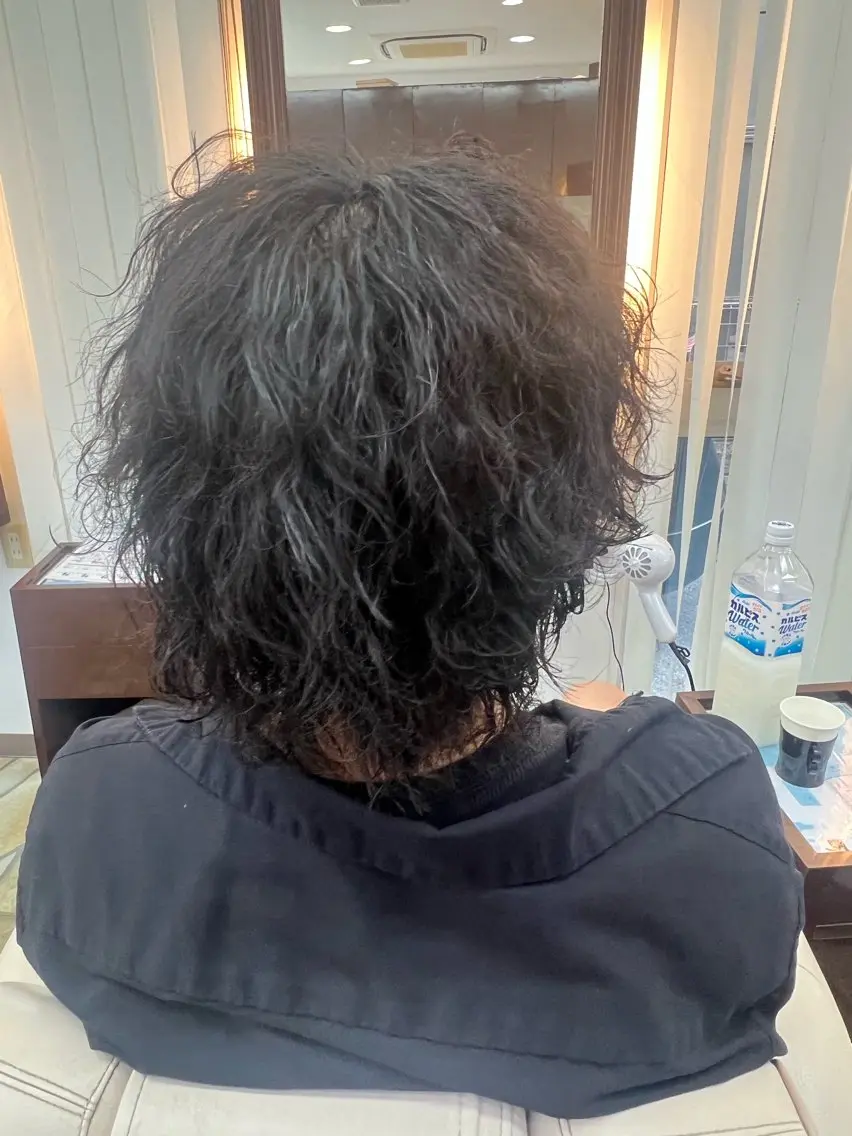 ✨️メンズミニモ限定✨️　　　　　　　　　　　　　　　　　カット＋サーフカールor波巻きパーマ＋トリートメントの写真