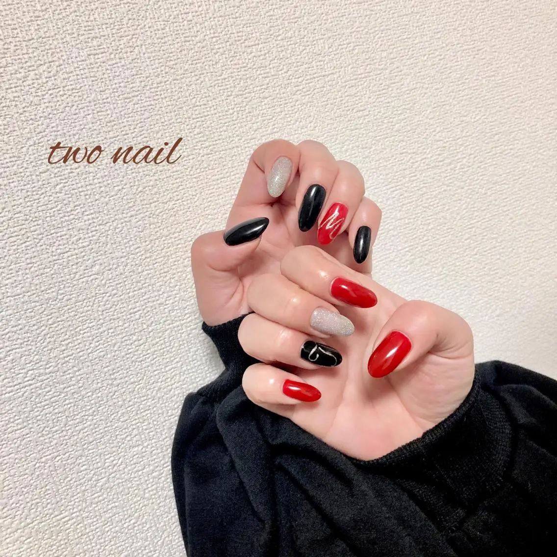 ネイル アートネイル フットネイル ハート ニュアンスネイル two nailのネイルデザイン