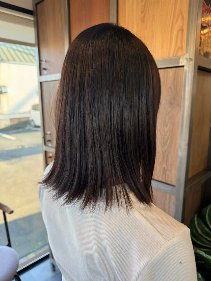 ミディアム 酸性ストレート 齋藤 未来のヘアスタイル