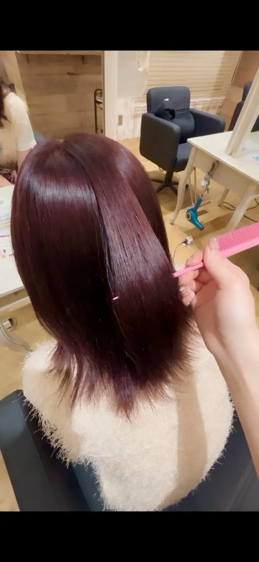 🐰ダブルケアカラー🐰ブリーチ未満で叶える艶color❤︎透明感カラー、暖色カラーがおすすめ♡の写真