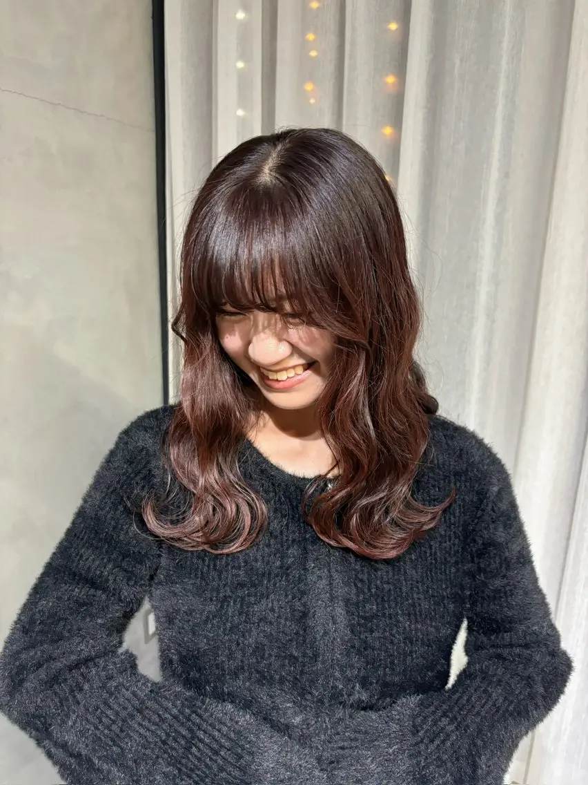 カラー はしもと みおのヘアスタイル