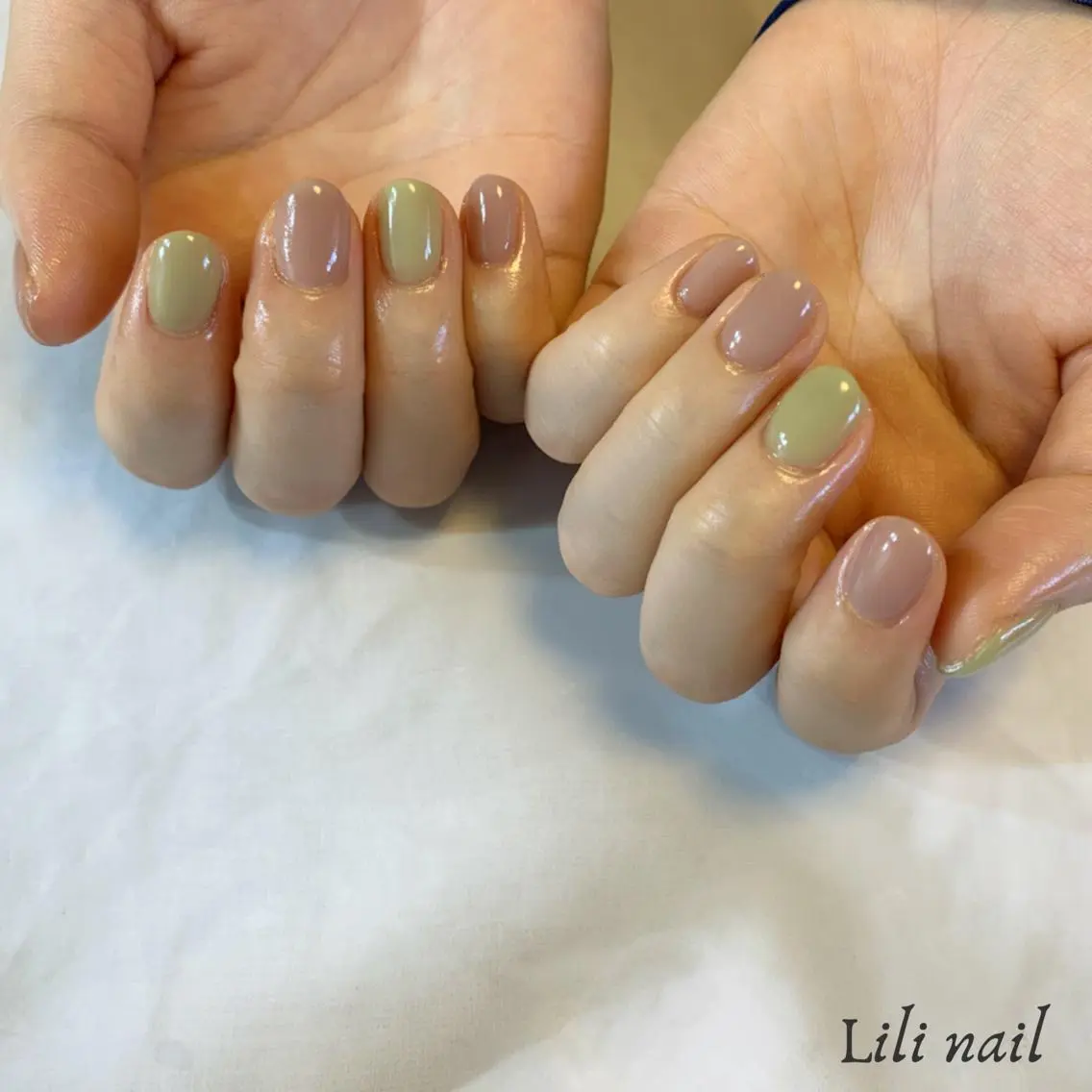 ショート ネイル ハンドネイル Lilibeauty salonのネイルデザイン