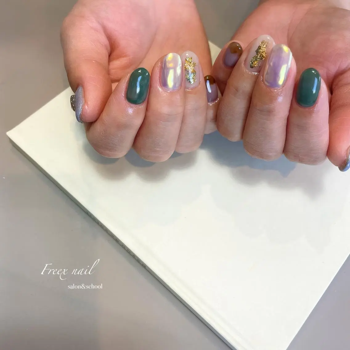 ネイル ハンドネイル ハンドケア freex nail /ニュアンス/個性派のネイルデザイン