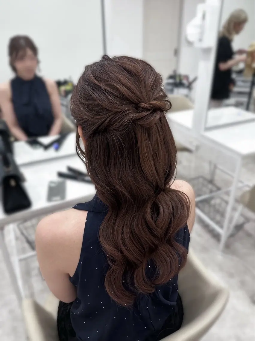 ヘアアレンジ ハーフアップ MITSUKI /Ditycaのヘアスタイル
