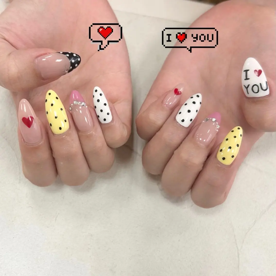 ネイル ハンドネイル Bianca  🎀 Hayakawaのネイルデザイン