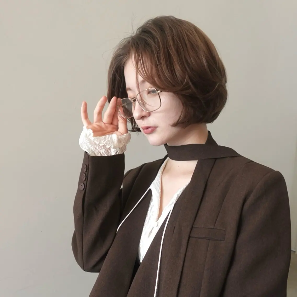 ショート 柔らかbeige /chinari❤︎のヘアスタイル