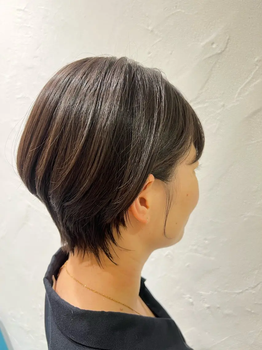ショート カラー カット ヘアカラー トリートメント 美容室stadium 横田ジュンコのヘアスタイル