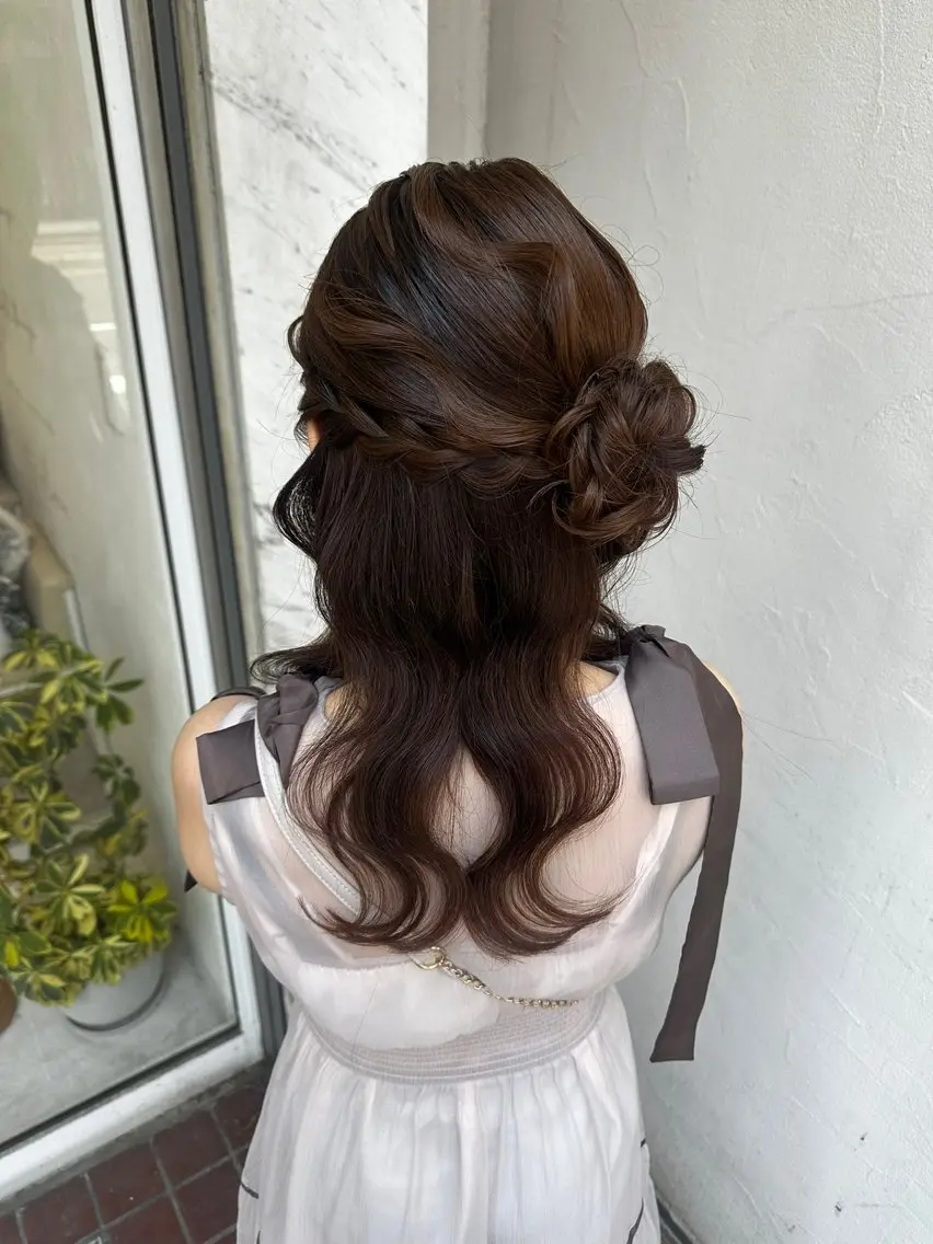 セミロング ヘアアレンジ ヘアセット MITSUKI /Ditycaのヘアスタイル