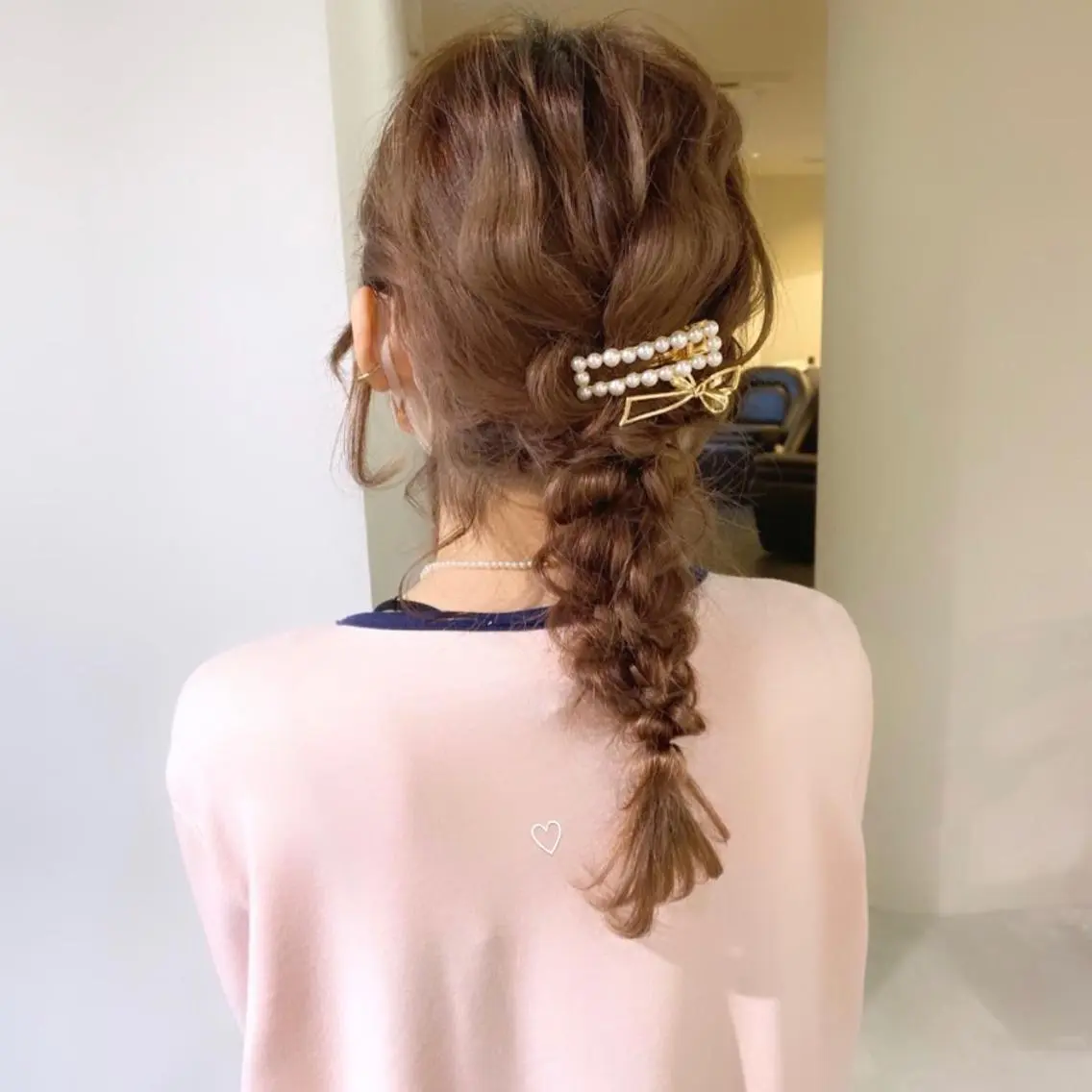 ヘアセット mizuki/ピンク ベージュ.レイヤーのヘアスタイル