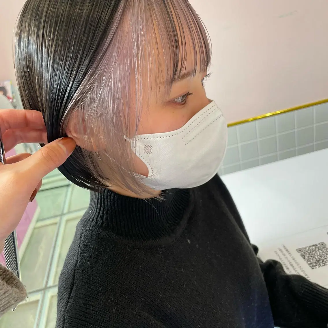セミロング カラー ブリーチ ヘアカラー トリートメント ヘアセット 🫧tatsuki 🫧“lot 横浜“のヘアスタイル