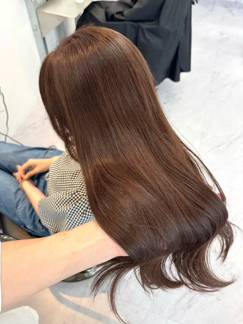 ロング ヘアカラー トリートメント ヘアセット レオ /ViVIEのヘアスタイル